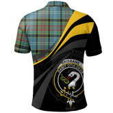 Clan Brisbane Modern Tartan Polo Shirt - Royal Coat Of Arms Style PG48 Brisbane Modern Tartan Tartan Polo